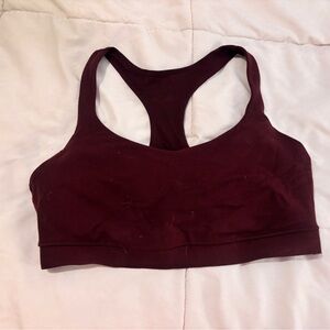 Lululemon Athletica Burgundy Sports Bra
